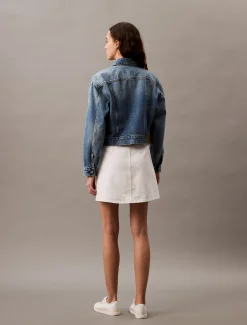 Calvin Klein A-Linien-Minirock aus Denim^Damen Kleider & Röcke