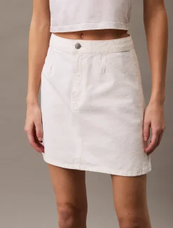 Calvin Klein A-Linien-Minirock aus Denim^Damen Kleider & Röcke