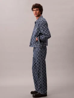 Calvin Klein Allover Logo 90's Straight Jeans^Herren Passform-guide Für Denims|Baggy