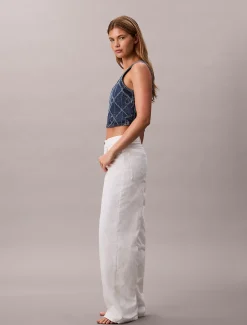 Calvin Klein Allover Monogram Low Rise Baggy Jeans^Damen High Rise Skinny|Mom Jeans