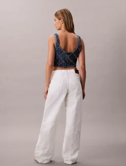 Calvin Klein Allover Monogram Low Rise Baggy Jeans^Damen High Rise Skinny|Mom Jeans