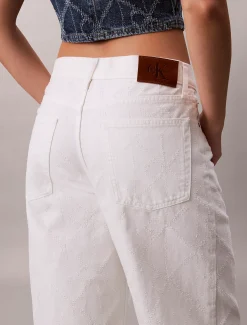 Calvin Klein Allover Monogram Low Rise Baggy Jeans^Damen High Rise Skinny|Mom Jeans