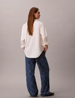 Calvin Klein Allover Monogram Low Rise Baggy Jeans^Damen High Rise Skinny|Relaxed Boot