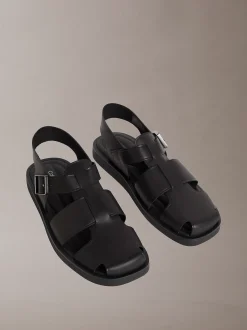 Calvin Klein Alonso – Fischer-Sandalen aus Leder^Herren SandalenFrisch Eingetroffen