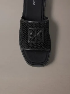 Calvin Klein Amelia - Mesh Plateau-Slippers^Damen SandalenFrisch Eingetroffen