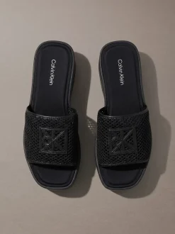 Calvin Klein Amelia - Mesh Plateau-Slippers^Damen SandalenFrisch Eingetroffen
