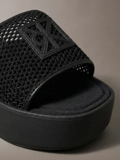 Calvin Klein Amelia - Mesh Plateau-Slippers^Damen SandalenFrisch Eingetroffen