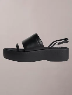 Calvin Klein Amelia – Plateau-Sandalen aus Leder^Damen SandalenFrisch Eingetroffen