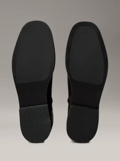 Calvin Klein Ankle-Boots aus Leder mit Reißverschluss^Damen Boots