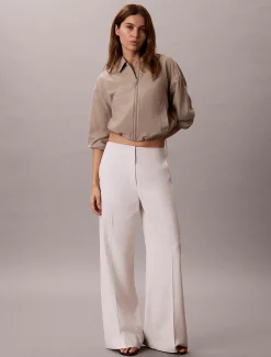 Calvin Klein Anzughose aus Lyocell und Leinen^Damen Hosen & Shorts