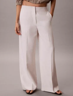 Calvin Klein Anzughose aus Lyocell und Leinen^Damen Hosen & Shorts