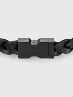 Calvin Klein Armband aus geflochtenem Leder^Herren Uhren & Schmuck