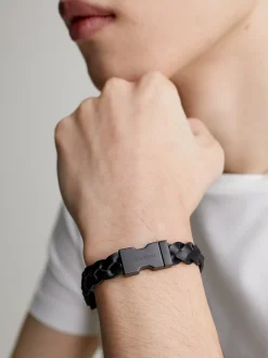 Calvin Klein Armband aus geflochtenem Leder^Herren Uhren & Schmuck