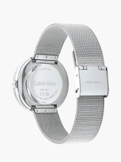 Calvin Klein Armbanduhr aus Kristall mit gedrehter Lünette^Damen Uhren & Schmuck