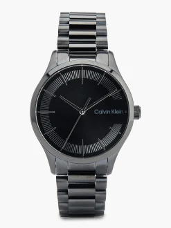 Calvin Klein Armbanduhr aus schwarz plattiertem Stahl^Damen Uhren & Schmuck|Uhren & Schmuck