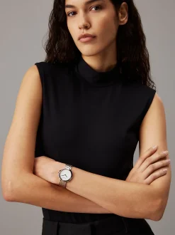 Calvin Klein Armbanduhr mit gedrehter Lünette^Damen Uhren & Schmuck