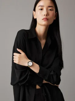 Calvin Klein Armbanduhr mit linearem Zifferblatt^Damen Uhren & Schmuck