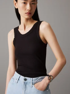 Calvin Klein Armbanduhr mit linearem Zifferblatt^Damen Uhren & Schmuck