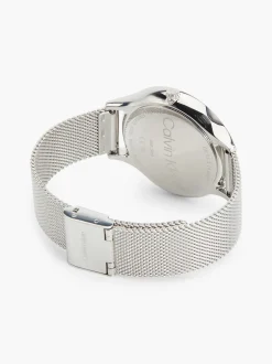 Calvin Klein Armbanduhr mit Mesh-Riemen und minimalistischem Zifferblatt^Damen Uhren & Schmuck