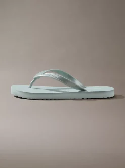 Calvin Klein Arwa - Metallic-Flip-Flops mit Perlglanz^Damen Slippers