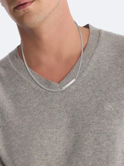 Calvin Klein Asymmetrische Halskette – Iconic ID^Herren Uhren & Schmuck