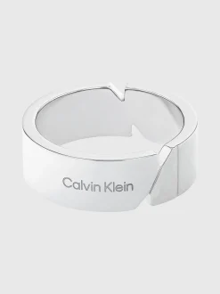 Calvin Klein Asymmetrischer Cut-out-Ring^Herren Uhren & Schmuck