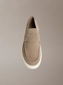 Calvin Klein Athena - Hybrid-Cupsole-Loafer aus Wildleder^Herren Business Schuhe