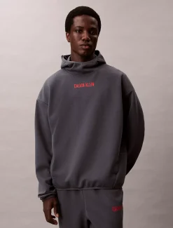 Calvin Klein Atmungsaktiver Performance-Trainingshoodie mit Mesh^Herren Jacken & Pullovers|Hoodies & Sweatshirts