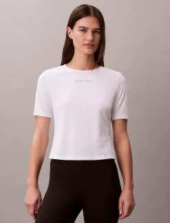 Calvin Klein Atmungsaktives Performance-Gym-T-Shirt^Damen Tops & T-shirts|T-shirts & Tops