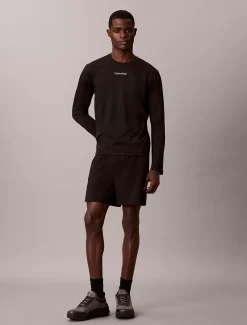 Calvin Klein Atmungsaktives, schnell trocknendes Gym-T-Shirt mit langen Ärmeln^Herren Tops & T-shirts|T-shirts