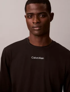 Calvin Klein Atmungsaktives, schnell trocknendes Gym-T-Shirt mit langen Ärmeln^Herren Tops & T-shirts|T-shirts