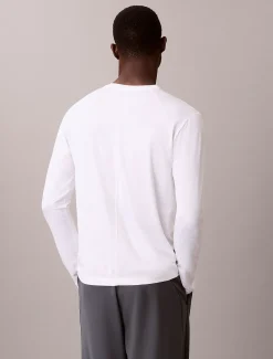 Calvin Klein Atmungsaktives, schnell trocknendes Gym-T-Shirt mit langen Ärmeln^Herren Tops & T-shirts|T-shirts