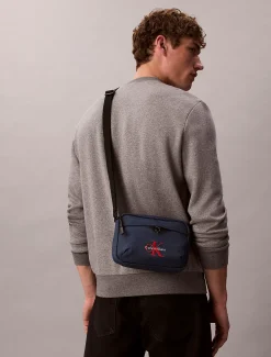 Calvin Klein Auffällige Logo-Kameratasche aus Nylon^Herren Umhängetaschen & Schultertaschen|Taschen