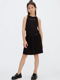 Calvin Klein Ausgestellter Punto-Milano-Rock^Kinder Kleider & Röcke|Kleidung