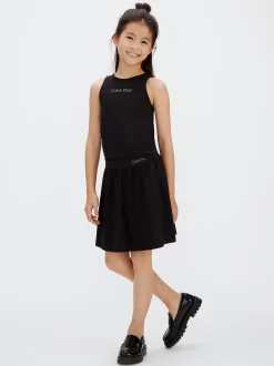 Calvin Klein Ausgestellter Punto-Milano-Rock^Kinder Kleider & Röcke|Kleidung