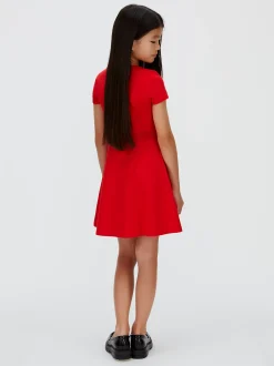 Calvin Klein Ausgestelltes Kleid aus Punto Milano^Kinder Kleider & Röcke|Kleidung