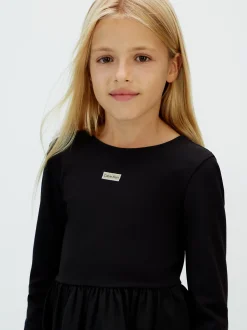 Calvin Klein Ausgestelltes Kleid mit langen Ärmeln^Kinder Kleider & Röcke|Kleidung