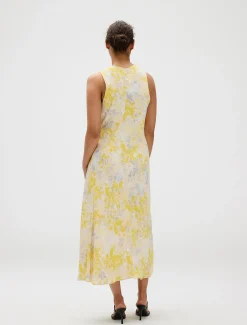 Calvin Klein Ausgestelltes Print-Kleid aus Viskose^Damen Kleider & Röcke