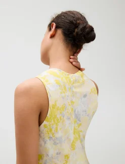 Calvin Klein Ausgestelltes Print-Kleid aus Viskose^Damen Kleider & Röcke