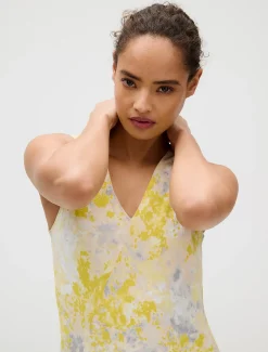 Calvin Klein Ausgestelltes Print-Kleid aus Viskose^Damen Kleider & Röcke