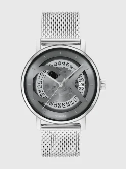 Calvin Klein Automatikuhr mit Skelett-Zifferblatt - CK Iconic^Damen Uhren & Schmuck|Uhren & Schmuck