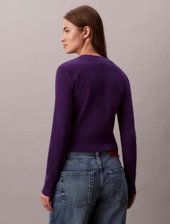 Calvin Klein Baby-Langarmshirt mit Monologo^Damen T-shirts & Tops