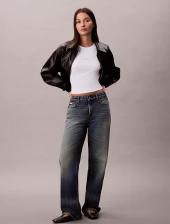 Calvin Klein Baby-Langarmshirt mit Monologo^Damen T-shirts & Tops