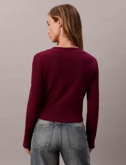 Calvin Klein Baby-Langarmshirt mit Monologo^Damen T-shirts & Tops