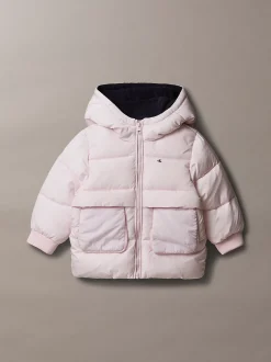 Calvin Klein Baby-Steppjacke mit Kapuze^Kinder Babykleidung