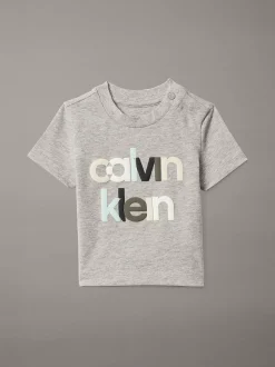 Calvin Klein Baby-T-Shirt mit Logo^Kinder Babykleidung