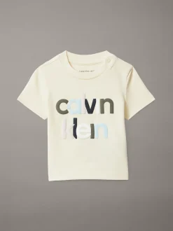 Calvin Klein Baby-T-Shirt mit Logo^Kinder Babykleidung