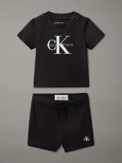 Calvin Klein Baby-T-Shirt mit Logo^Kinder Babykleidung