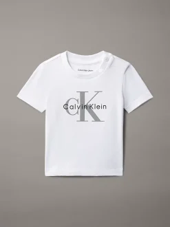 Calvin Klein Baby-T-Shirt mit Logo^Kinder Babykleidung