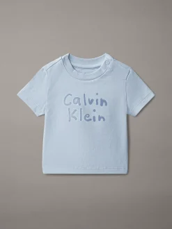 Calvin Klein Baby-T-Shirt mit Logo^Kinder Babykleidung